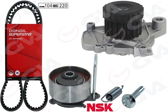 GVATriger Kayış Seti Eksantrik Seti Devirdaimli Honda Cıvıc 1.4L D14z6 1.6L D16v1 D16w7 Vtec Ep Es Eu 01-05GVA 59WPK9221