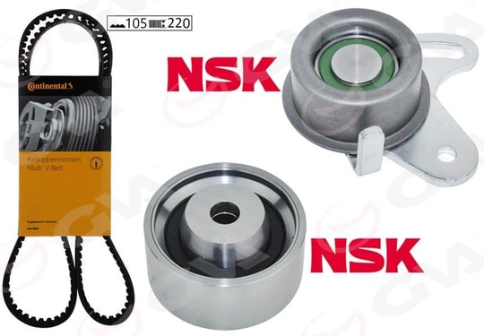 GVATriger Kayış Seti Hyundaı Accent Admıre Era 1.5L G4eb 01- 1.4L 1.6L G4ed G4ee 01-10 / Getz 1.4L 06-10 / Matrıx Elantra 1.6L 01-06 / Kıa Rıo 1.4L 1.6L 06-10 / Cerato 1.6L 04-07 1 Kayış 2 RulmanGVA 59T9123C