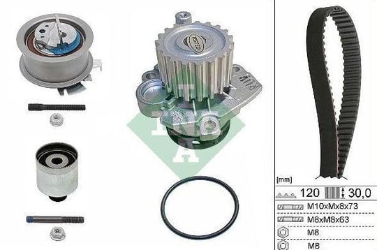 VolkswagenVolkswagen Caddy 2004-2010 Arası 1.9 Tdı Triger Seti Devirdaimli Ina 530020133INA 530020133
