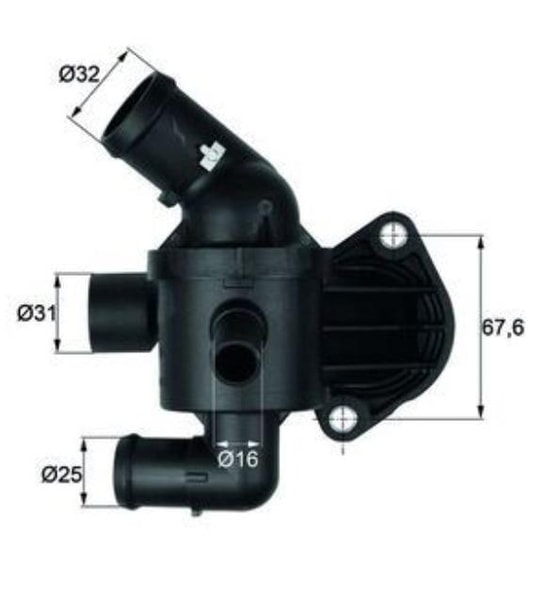 MAHLEVolkswagen Golf 6 1.6 TDI CAY Termostat Behr Marka03L121111S