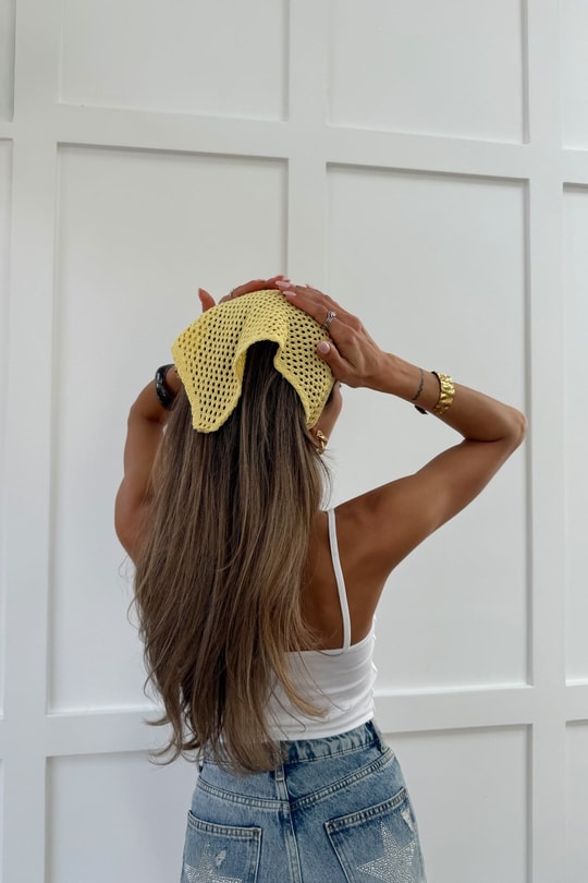 Bohem Bandana Sarı Bandana
