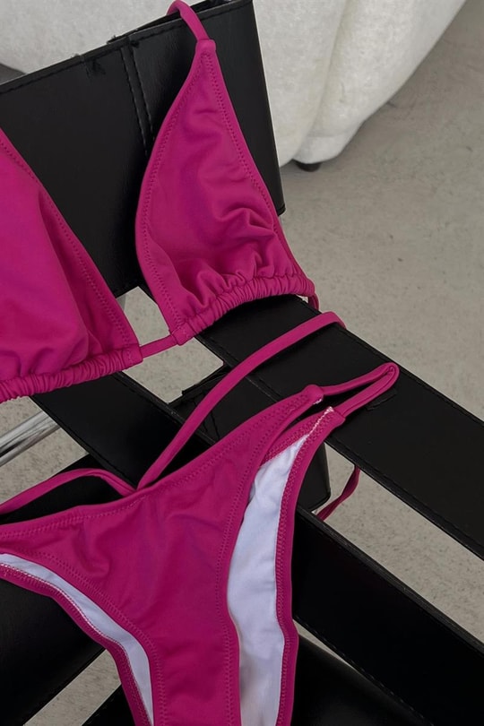 Bağlamalı Siena Bikini Mor