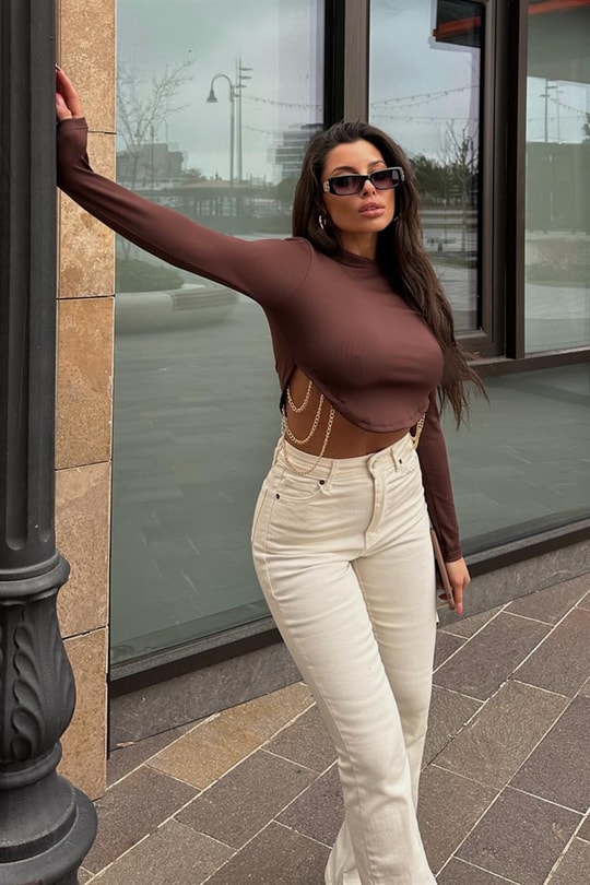 Chain Crop Bluz Kahve