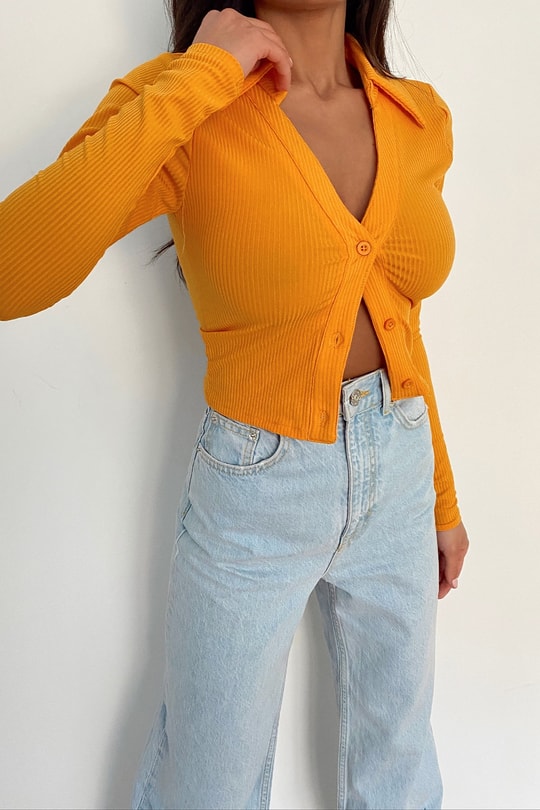 Kaşkorse Chick Bluz Hardal