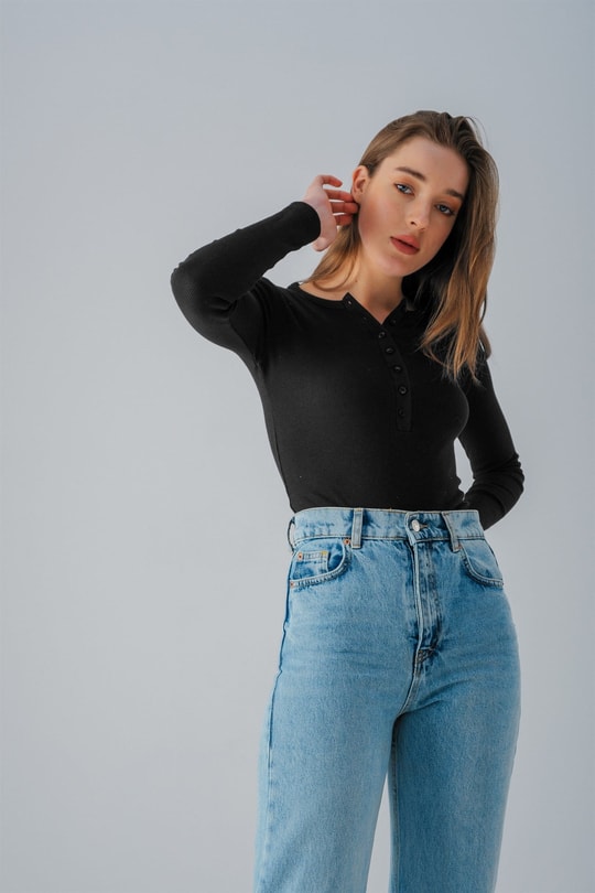 Street Bodysuit Siyah