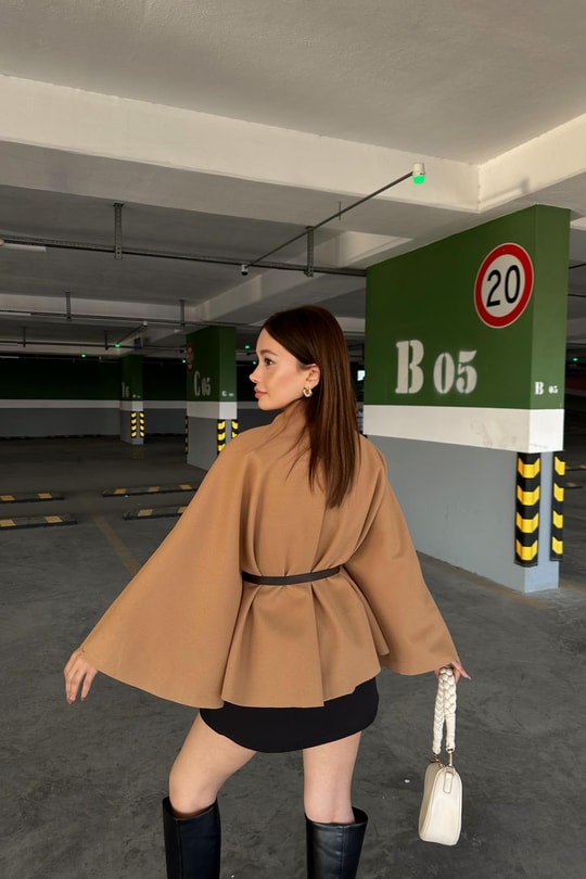 Kaşe Butterfly Panço Taba