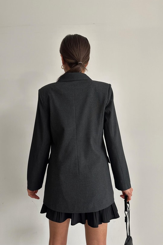 Oversize Ceket Antrasit