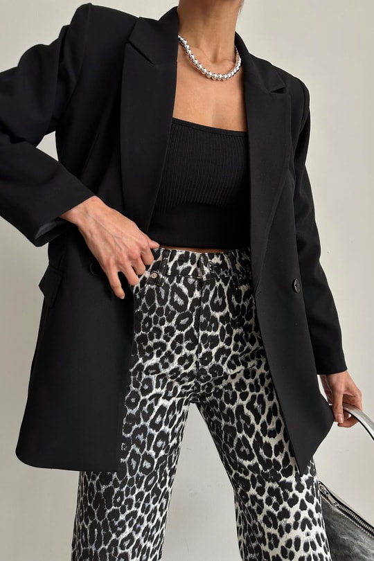 Oversize Ceket Siyah