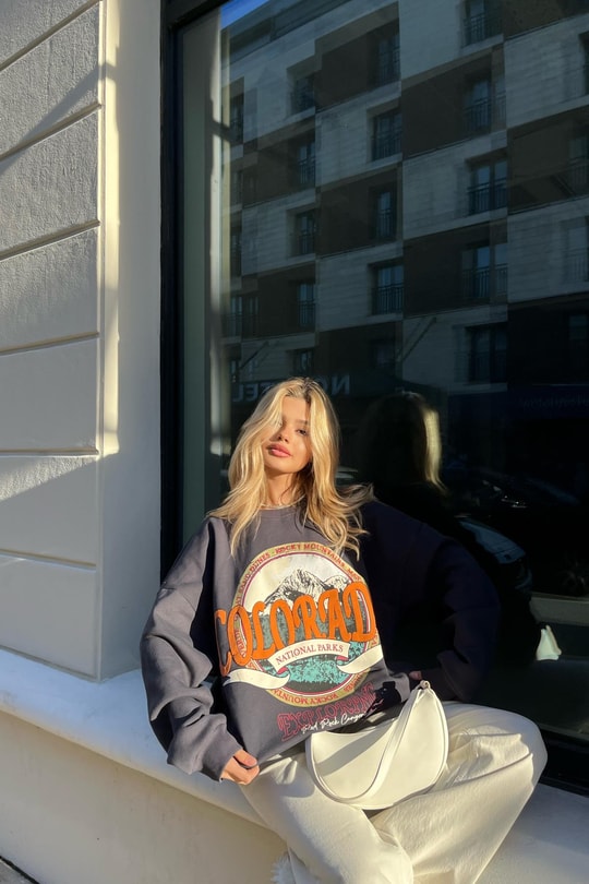 Colarado News Sweat Antrasit