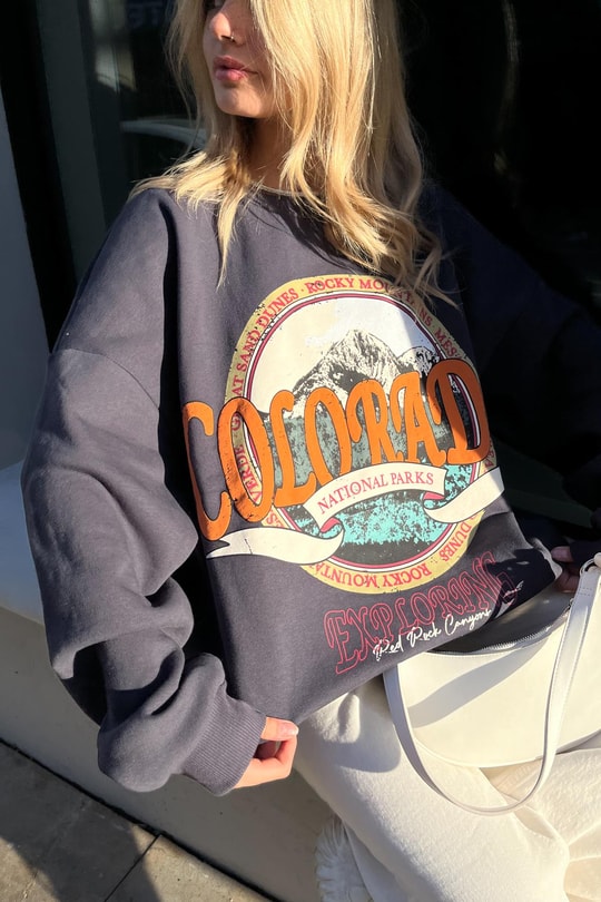 Colarado News Sweat Antrasit