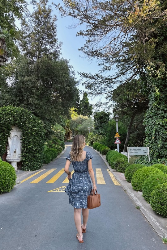 Bel Gipeli Kısa Kol Elbise İndigo