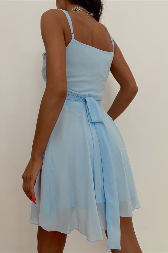 Cut Out Leia Elbise Bebe Mavi