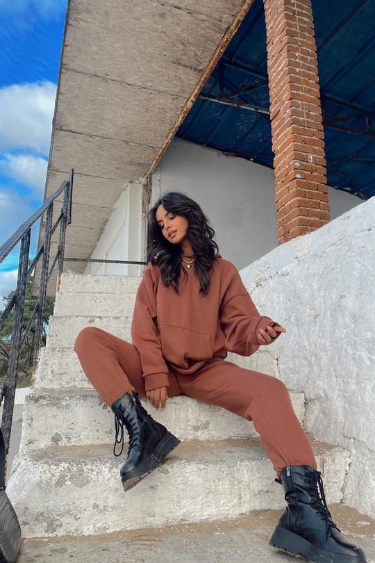 Basic Jogger Eşofman Altı Kahverengi