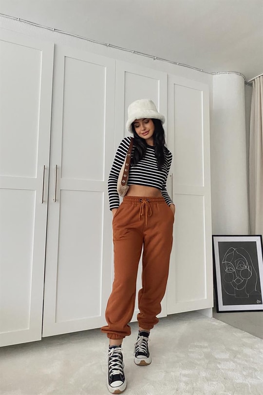 Basic Jogger Eşofman Altı Taba