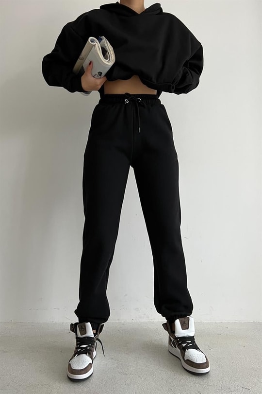 Basic Jogger Eşofman Altı Siyah