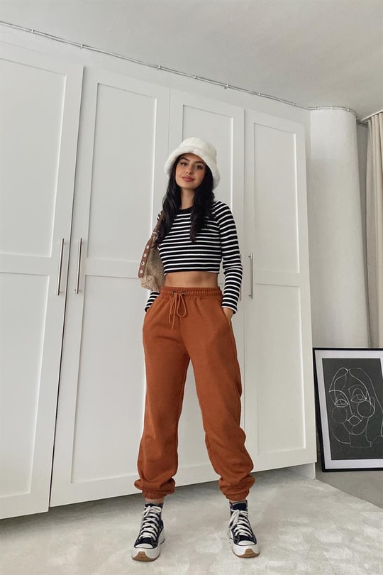 Basic Jogger Eşofman Altı Taba