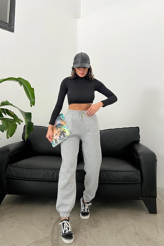 Basic Jogger Eşofman Altı Gri