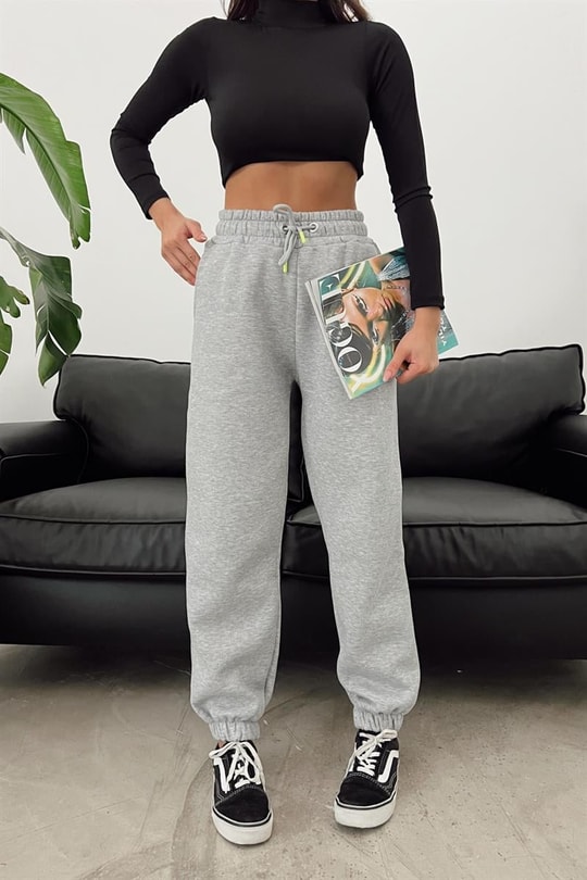 Basic Jogger Eşofman Altı Gri