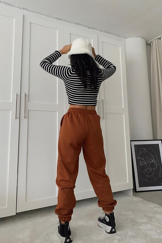 Basic Jogger Eşofman Altı Taba
