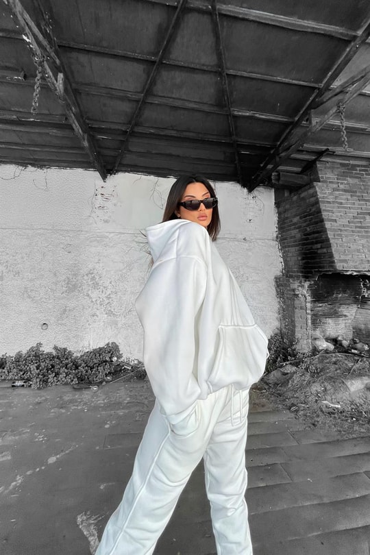 Basic Jogger Eşofman Altı Beyaz