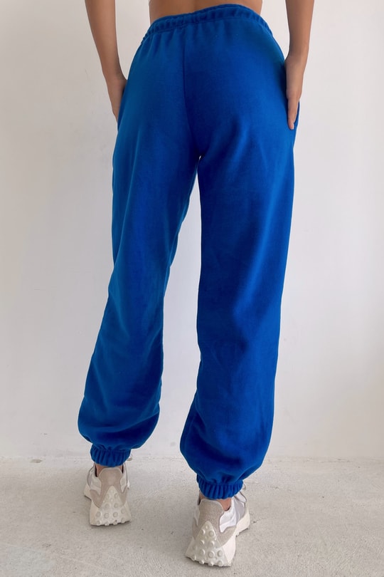 Jogger Polar Eşofman Altı Saks Mavisi