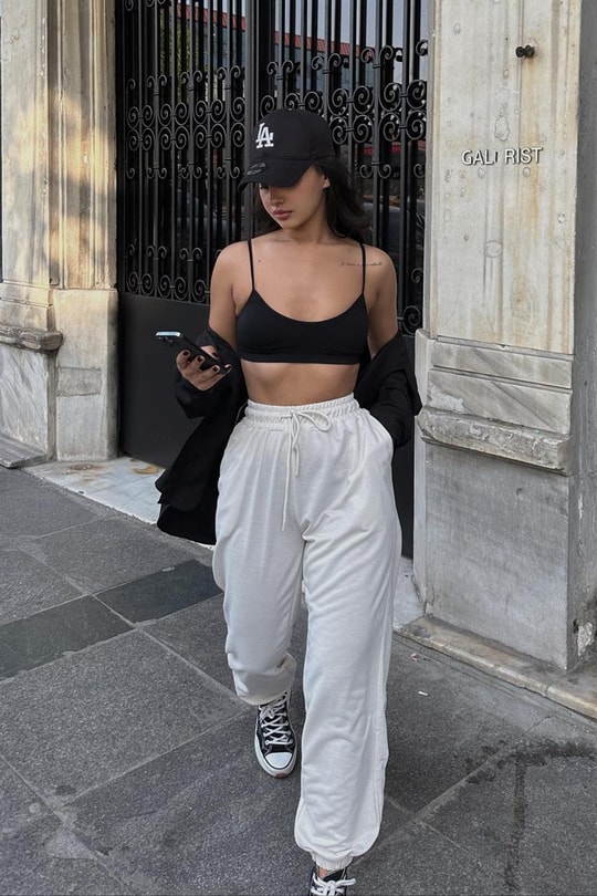 Jogger Relax Eşofman Altı Bej