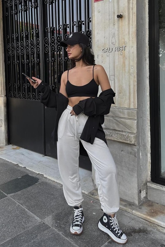Jogger Relax Eşofman Altı Bej