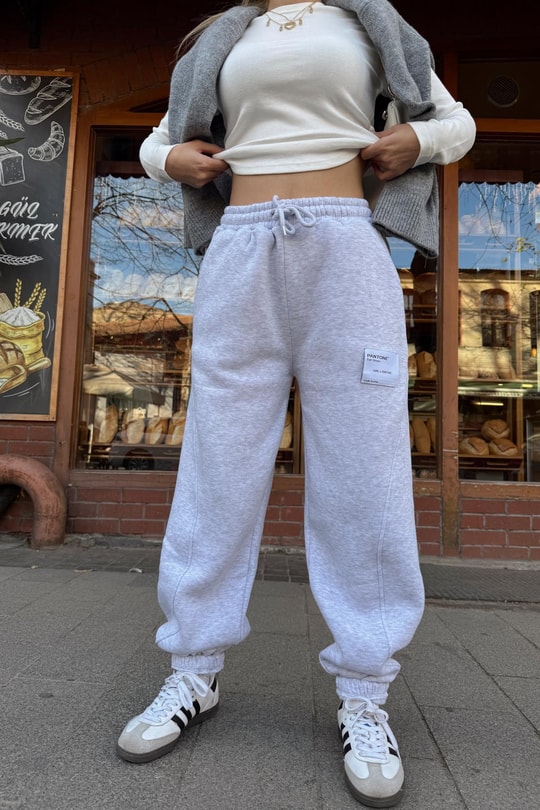Pantone Jogger Alt Gri Melanj