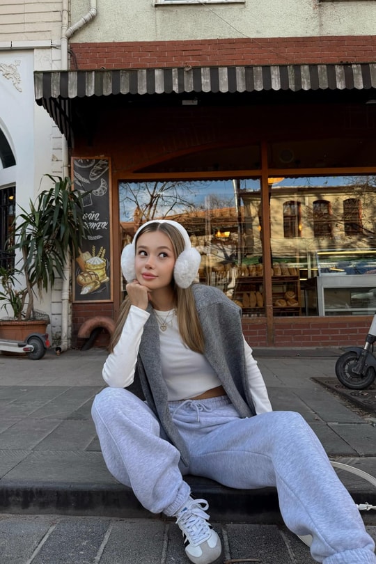 Pantone Jogger Alt Gri Melanj