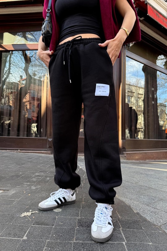 Pantone Jogger Alt Siyah