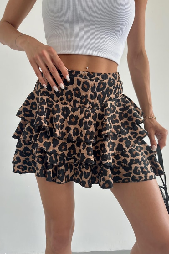 KatKat Leopar Etek LEOPAR DESEN
