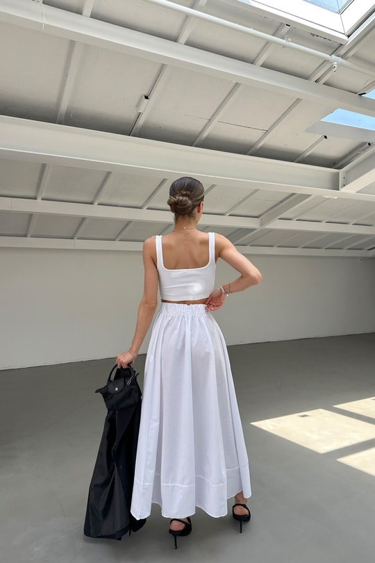 Maxi Street Etek Beyaz