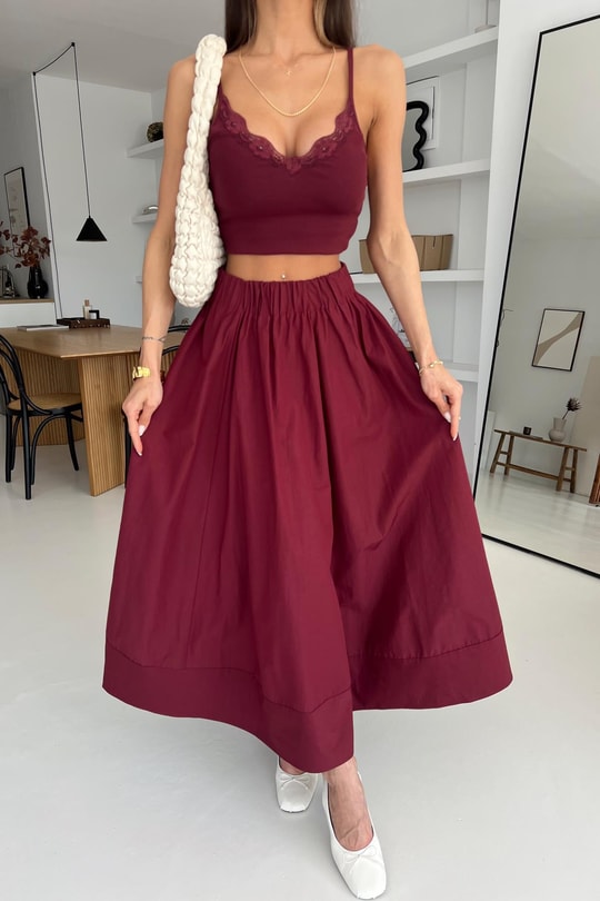 Maxi Street Etek Bordo