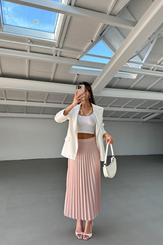 Piliseli Etek Pembe