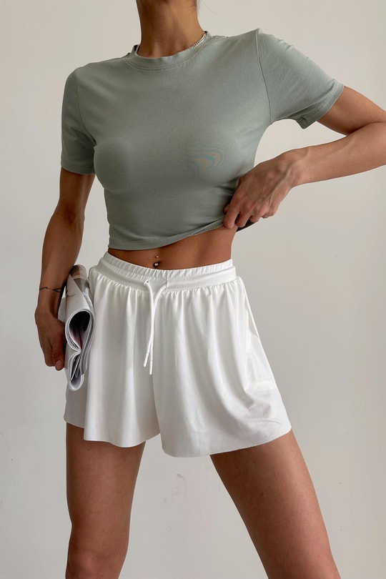 Tenis Şort Etek Beyaz