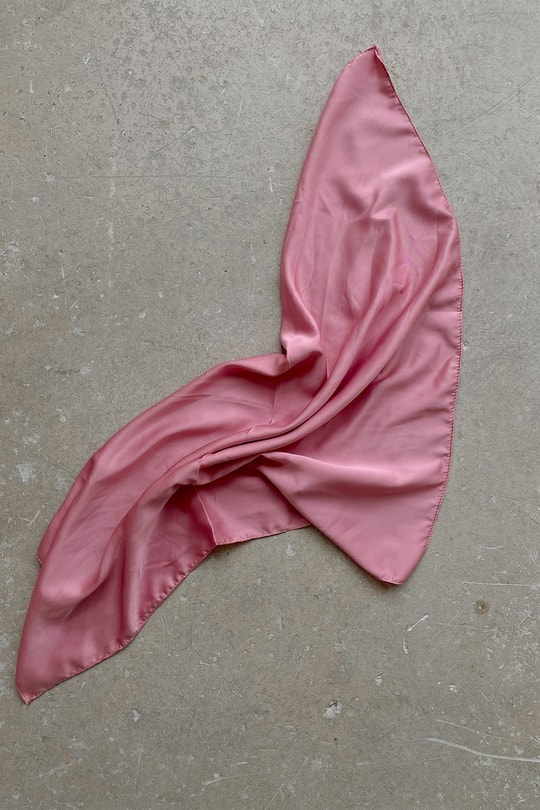 İpek Saten fular Pembe