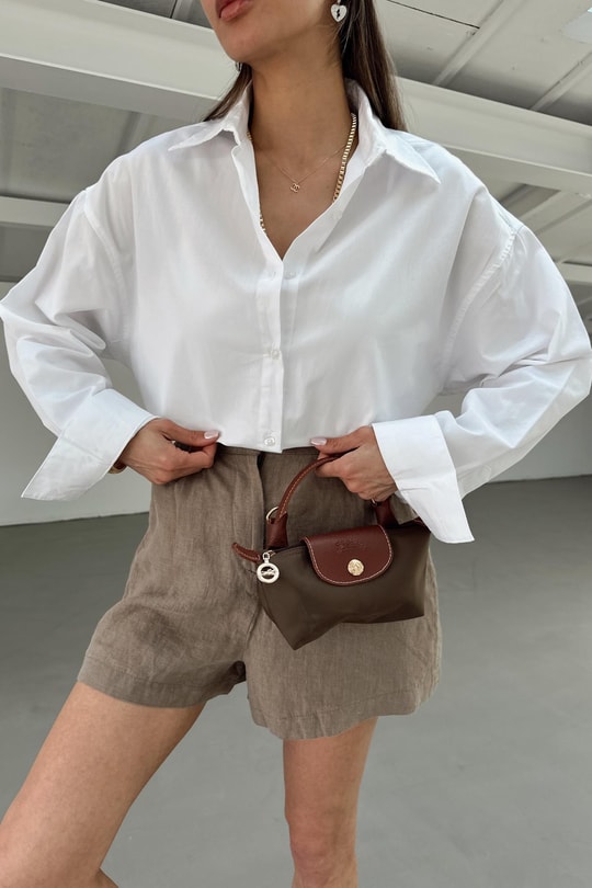 Poplin Basic Gömlek Beyaz