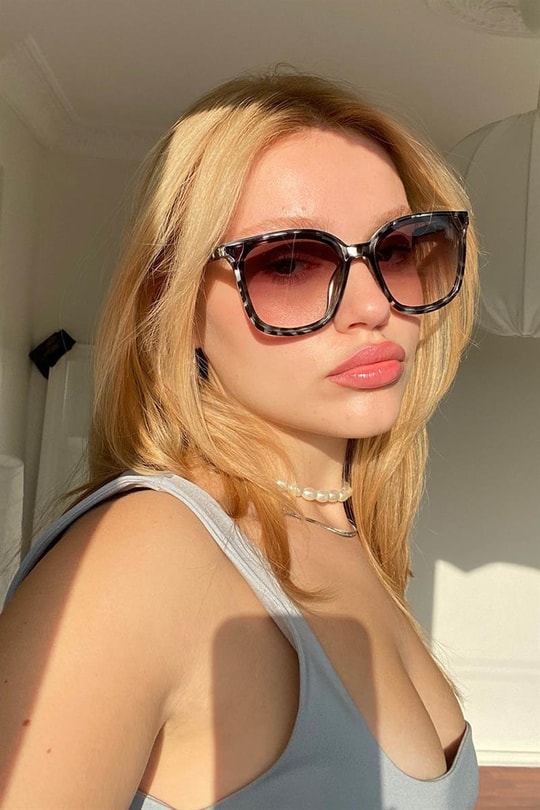 Jasmin Gözlük Leopar Desen