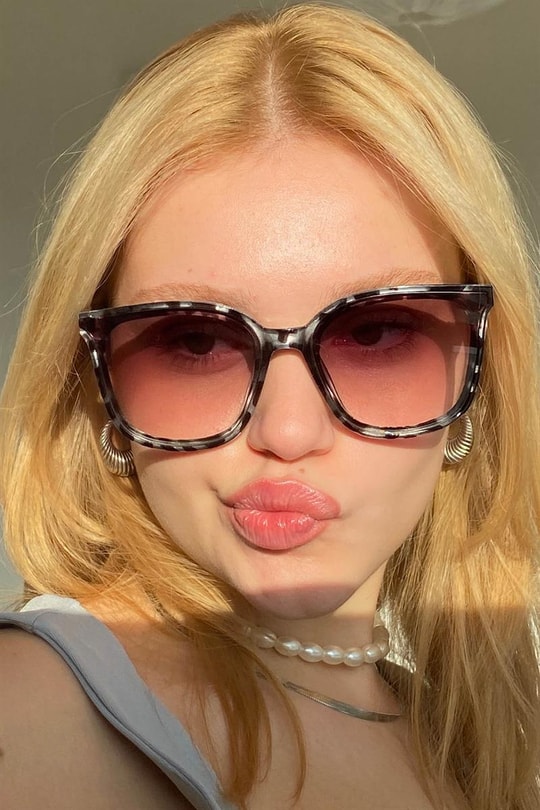 Jasmin Gözlük Leopar Desen