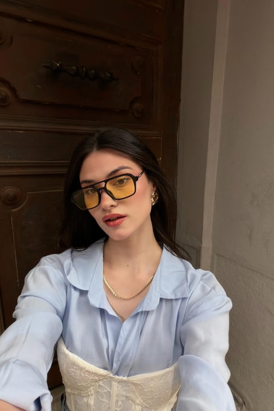 Lore Gözlük Sarı