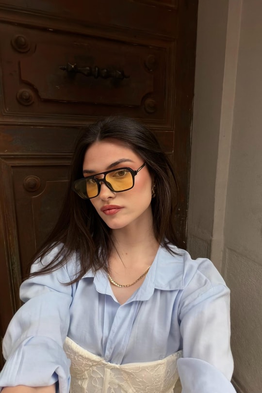 Lore Gözlük Sarı