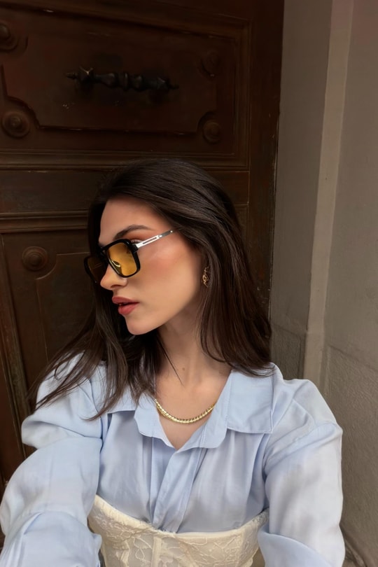 Lore Gözlük Sarı