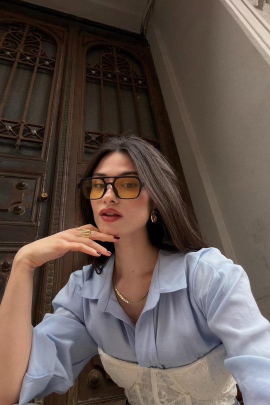 Lore Gözlük Sarı