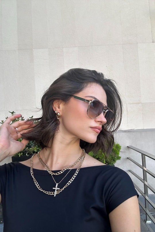 Tom Ford Gözlük Yeşil-Gold
