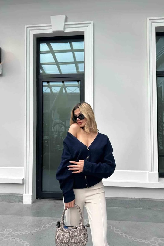 Alisa Hırka Lacivert