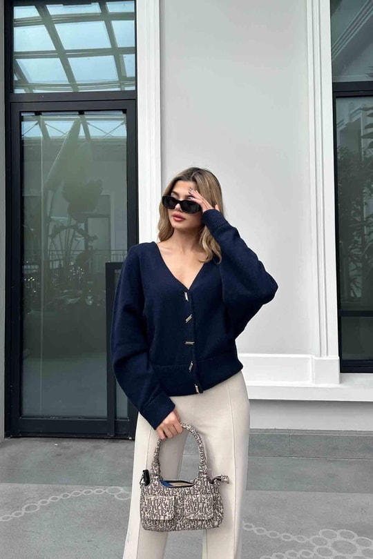 Alisa Hırka Lacivert