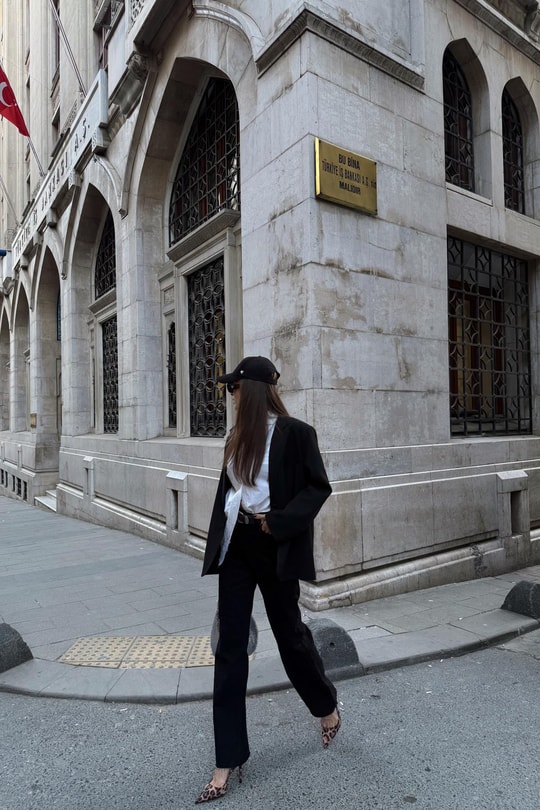 Black Palazzo Jean Siyah