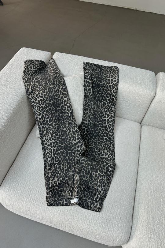 Leopar Desen Jean Pantolon LEOPAR DESEN