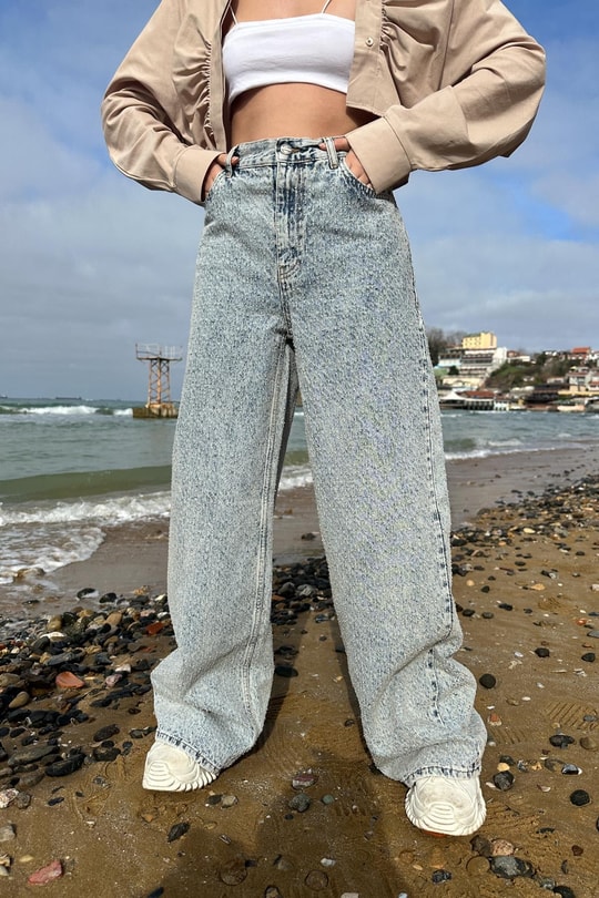 Mohair Tasarım Jean Buz Mavi