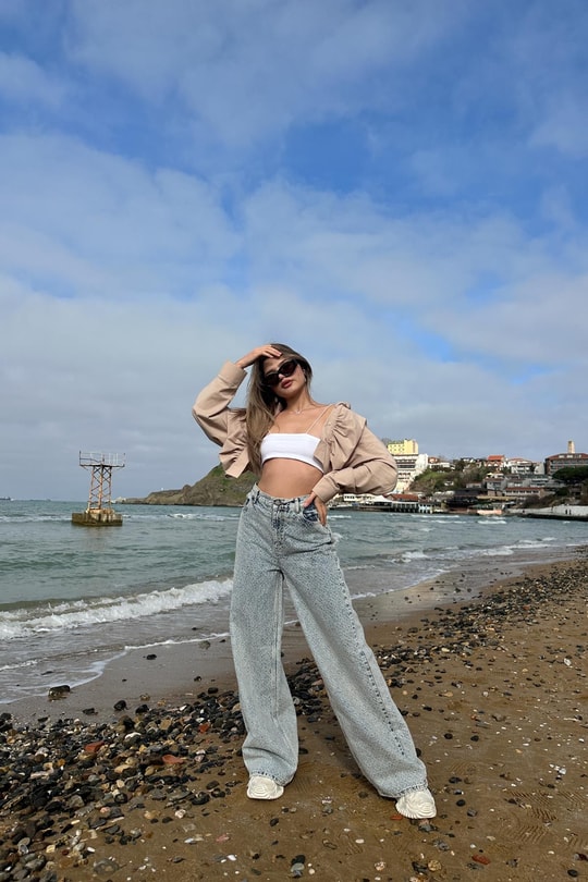 Mohair Tasarım Jean Buz Mavi